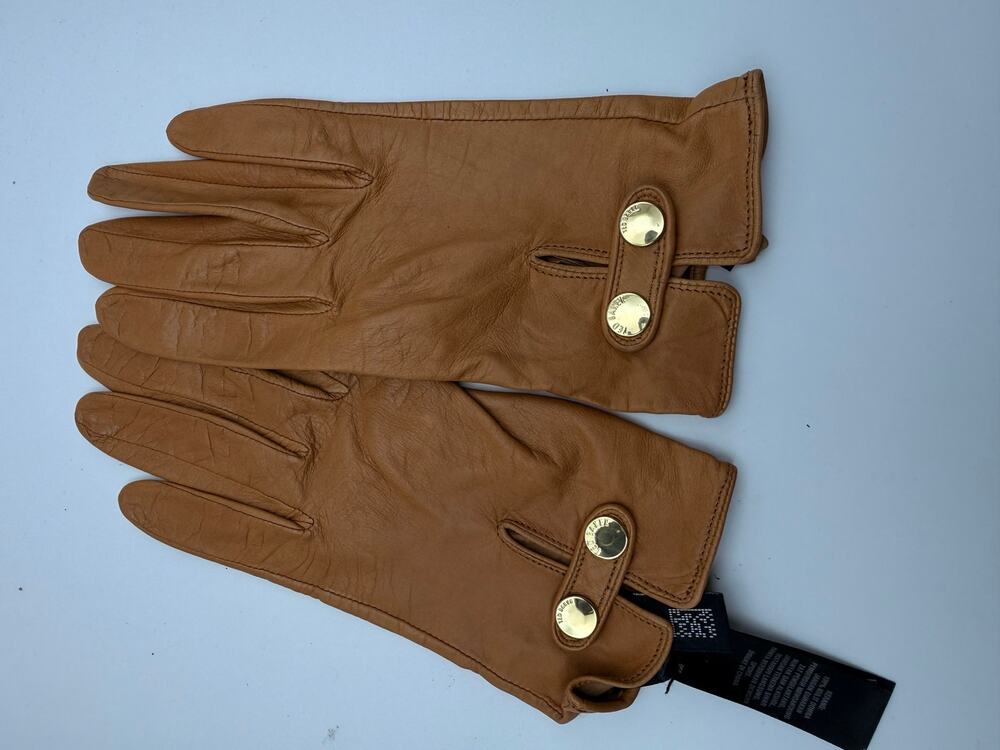 Ted Baker Leather Gloves Cognac light brown